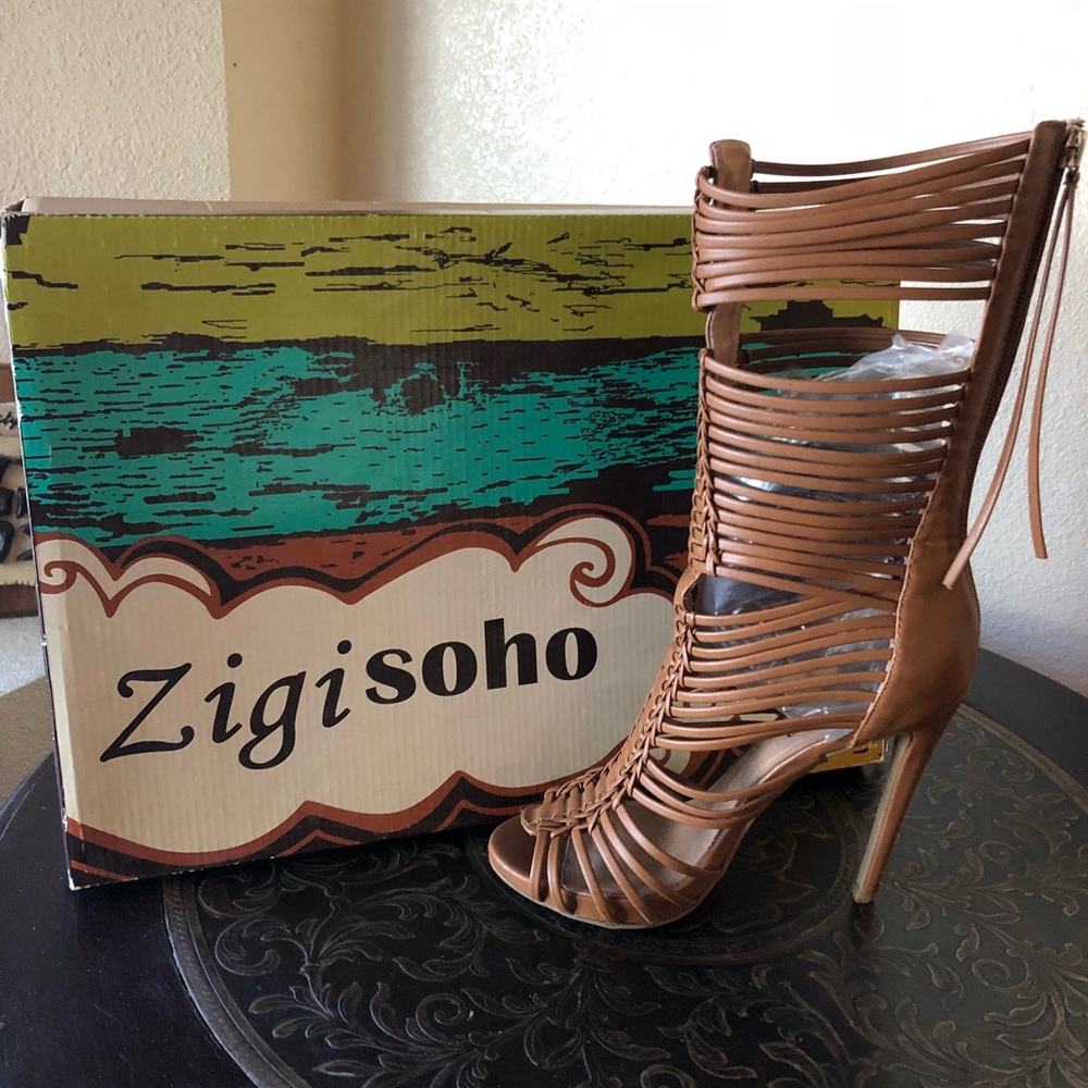 Gladiator style heels